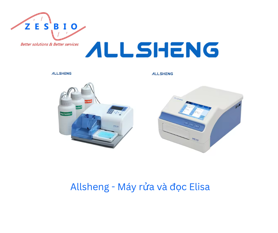 Allsheng – Máy đọc và rửa Elisa