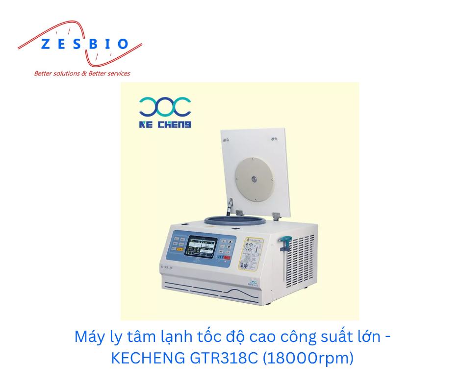 Kecheng – Máy ly tâm lạnh tốc độ cao công suất lớn –  KECHENG GTR318C (18000rpm)